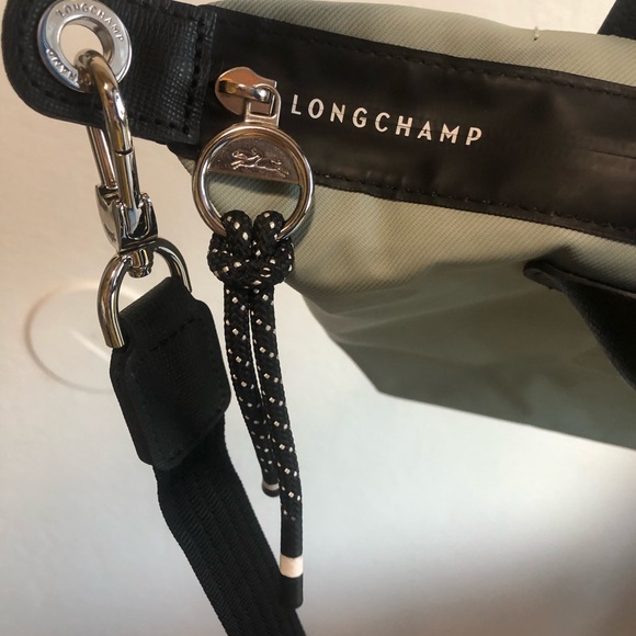 Longchamp Le Pliage Energy S Tote Bag Canvas Leather vervain - Picture 14 of 14